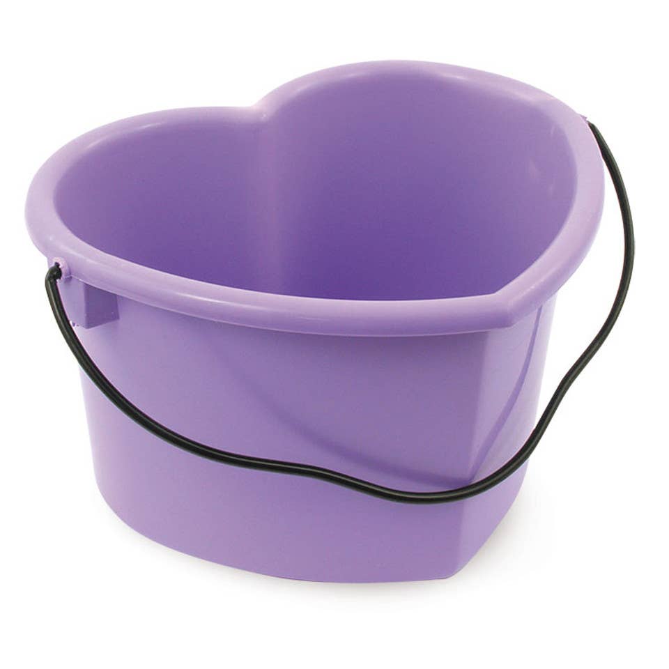Heart Pail, Blue 6 Qt