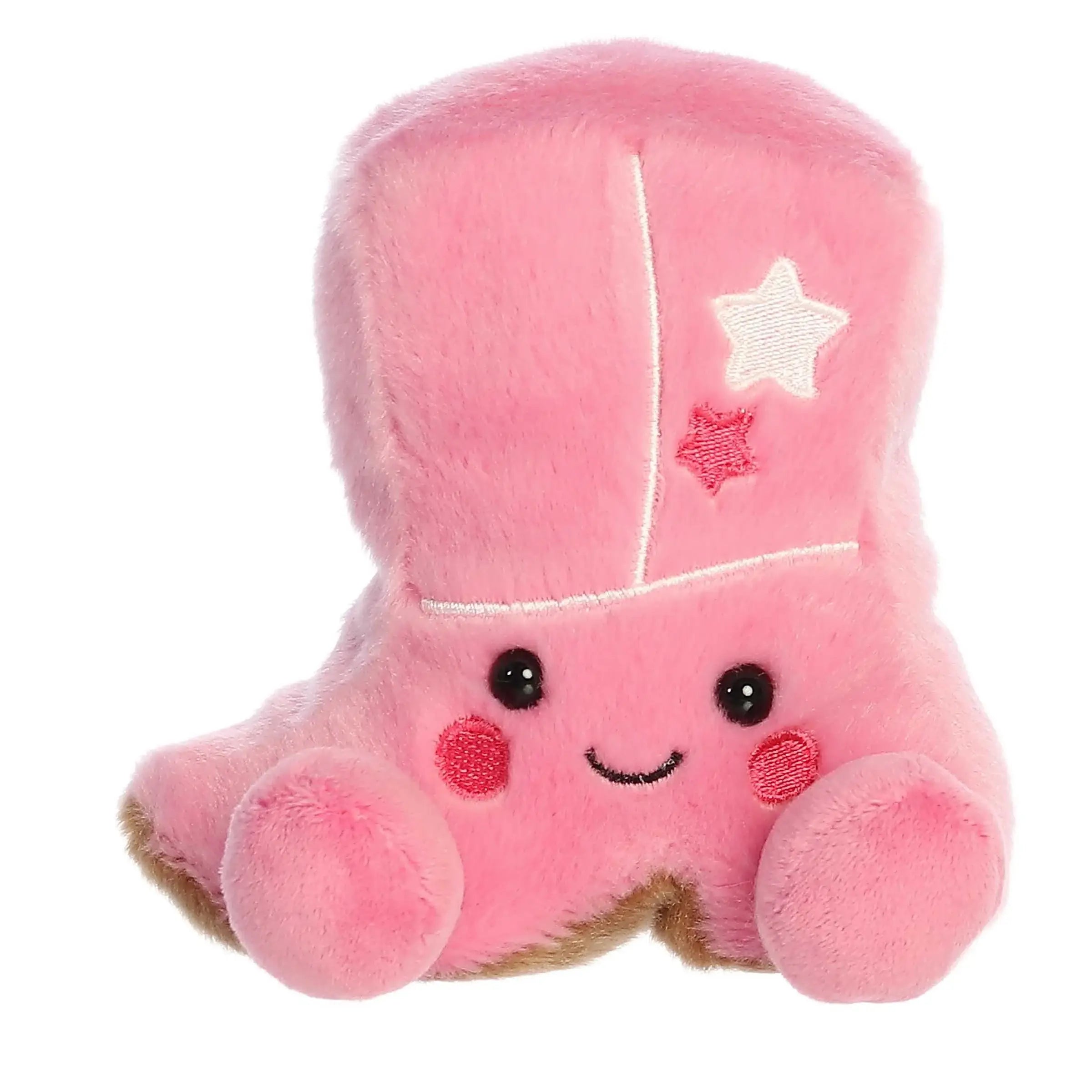 5" Plush Kate Pink Cowgirl Boot Palm Pal