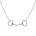 Snaffle Bit with Rhinestones Necklace
