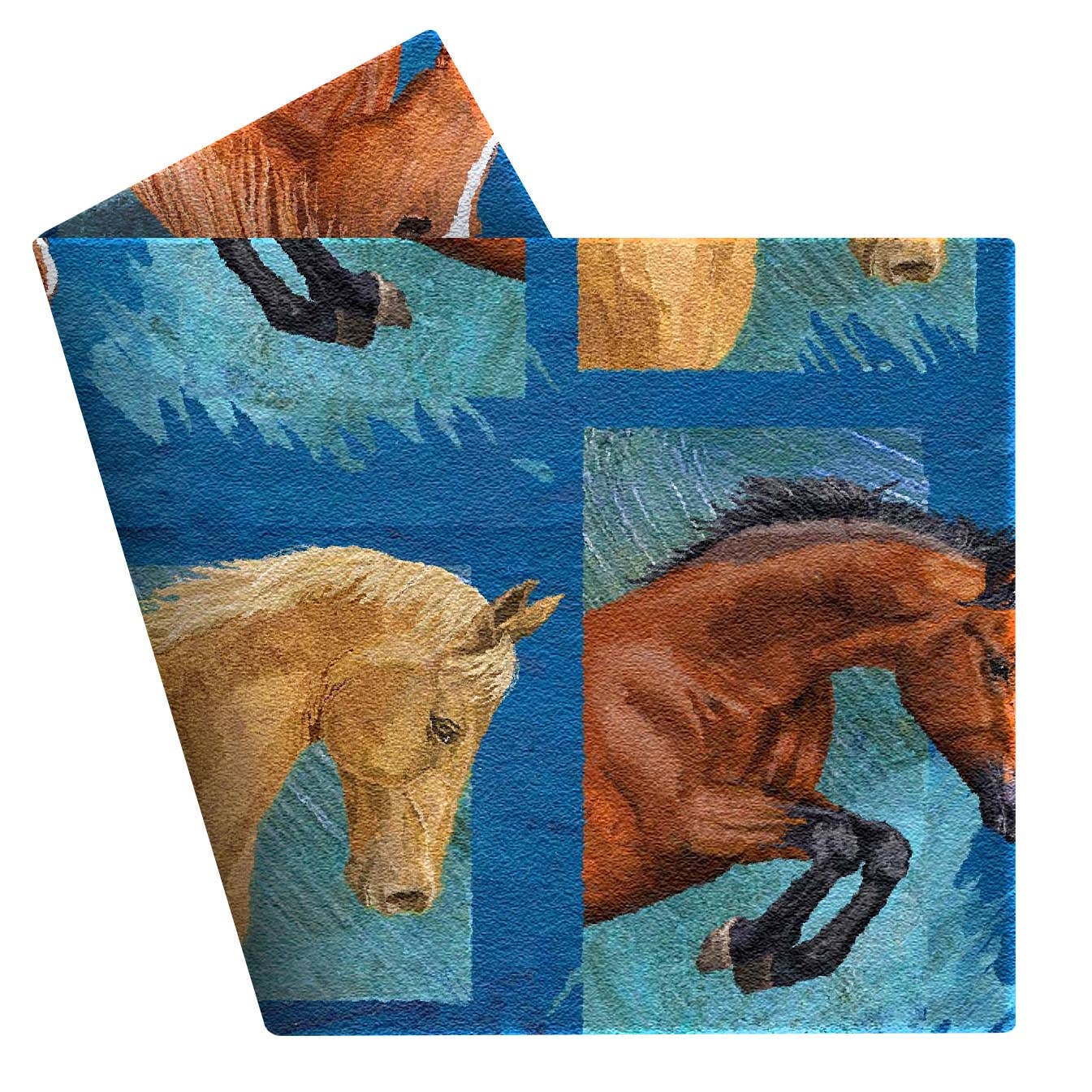 Sport Horses Throw Blanket 60" x 72"