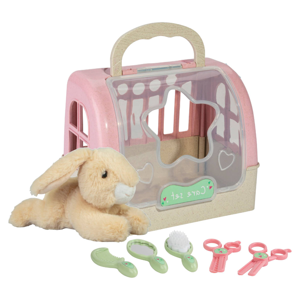 Plush Bunny Rabbit Care Set