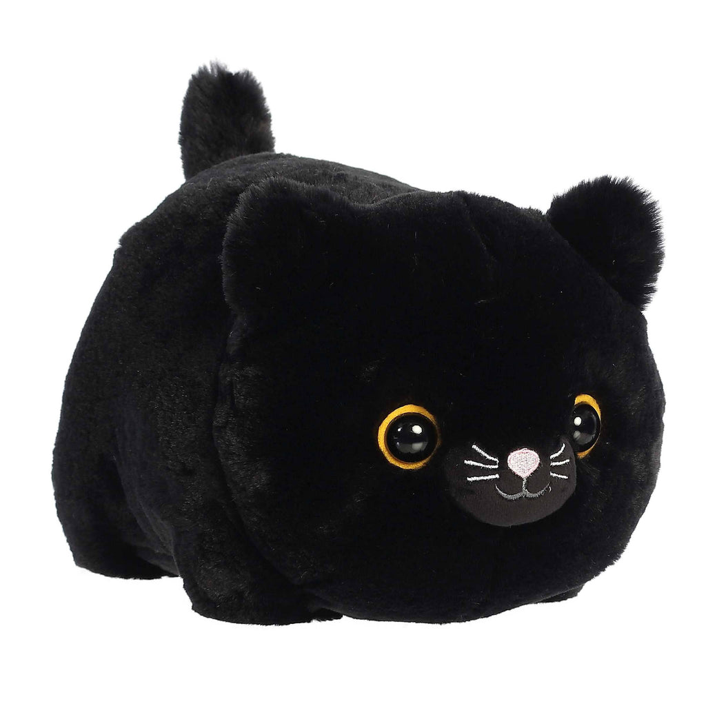 10" Plush Chunky Bella Black Cat