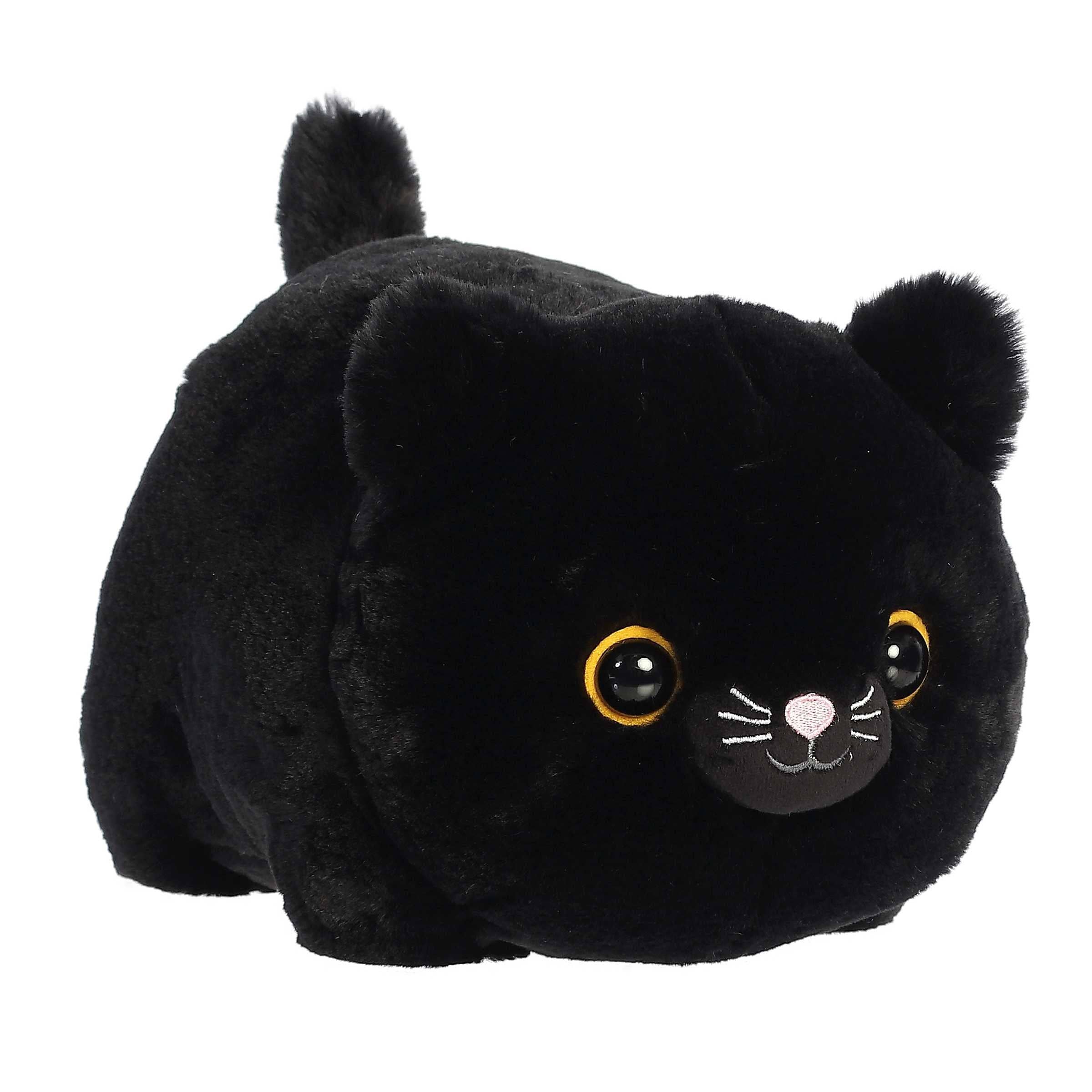 10" Plush Chunky Bella Black Cat