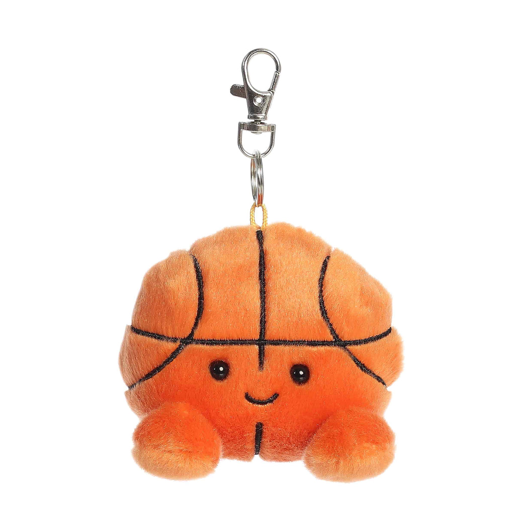 4" Plush Hoops Basketball Palm Pals Clip-On