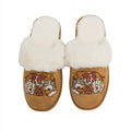 Cuddle Puddle Dog Faux Fur Suede Slippers
