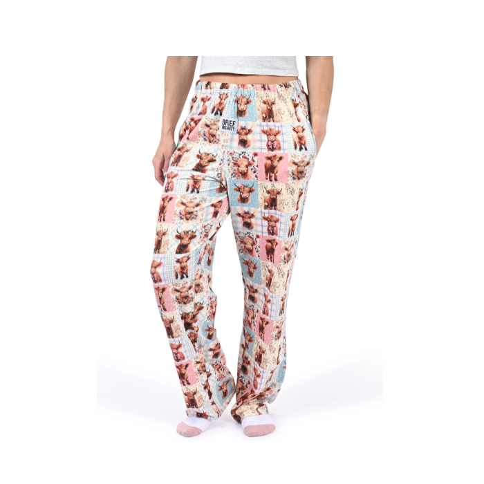 Highland Cow Quilt Lounge Pants