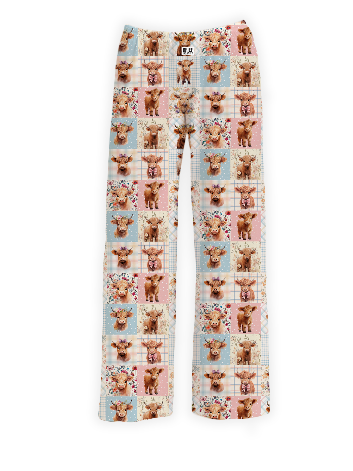 Highland Cow Quilt Lounge Pants