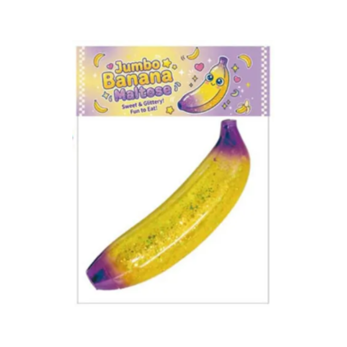 6.5" Jumbo Slow Rise Banana Squishy, Display of 24