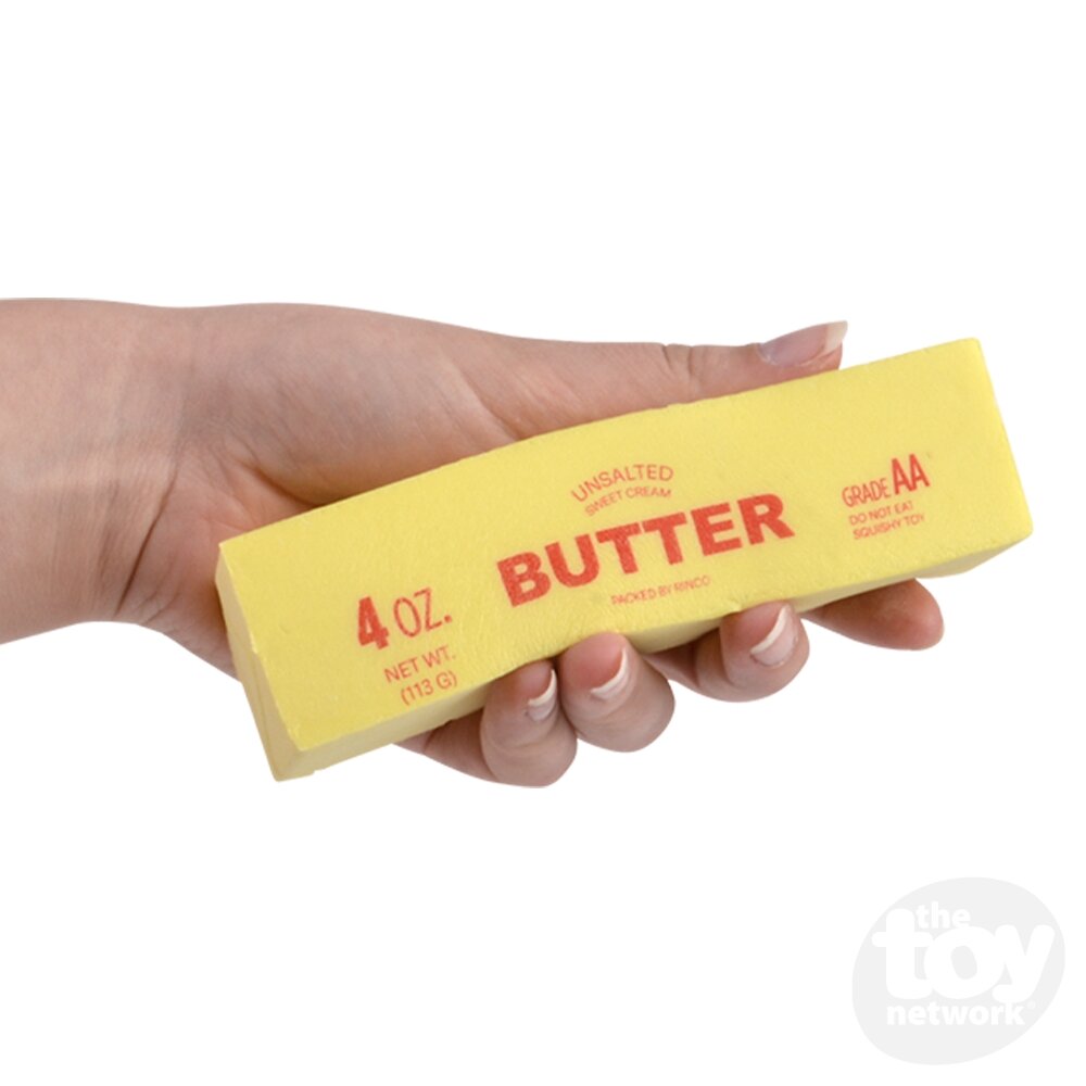 5.5" Squish Butter Sensory Toys, Display of 12