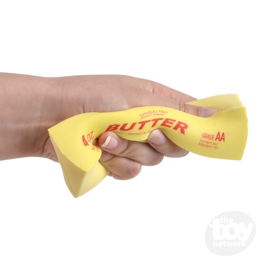 5.5" Squish Butter Sensory Toys, Display of 12
