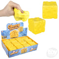 2.75" Squish Cheese Sensory Toys, Display of 12