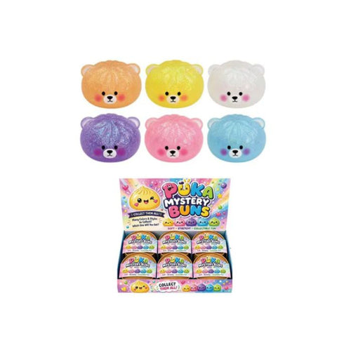 3.5" Bear Dumpling Squishy, Display of 12