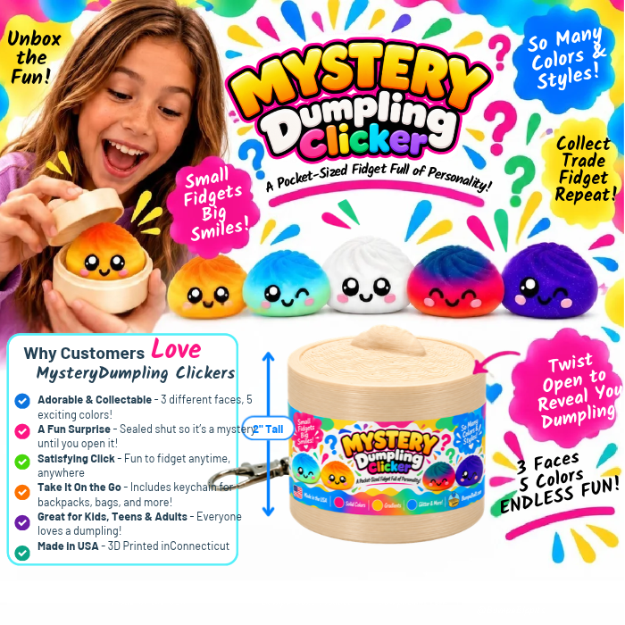 Mystery Dumpling Clicker 5 Pack