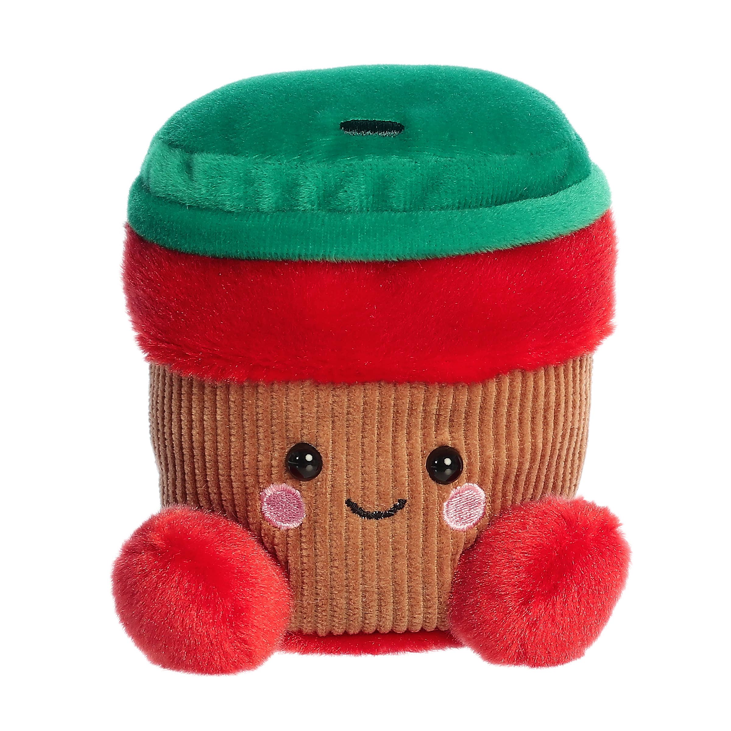 5" Plush Jo Peppermint Mocha Coffee Palm Pal