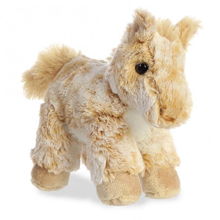 8" Plush Mini Flopsie Caramel Horse