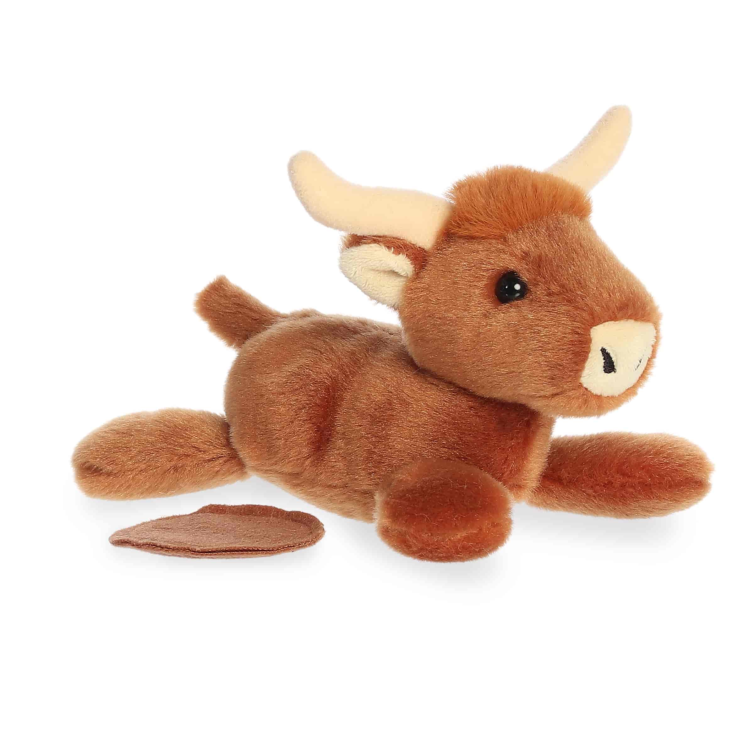 6" Plush Haddow Highland Cow Shoulderkin