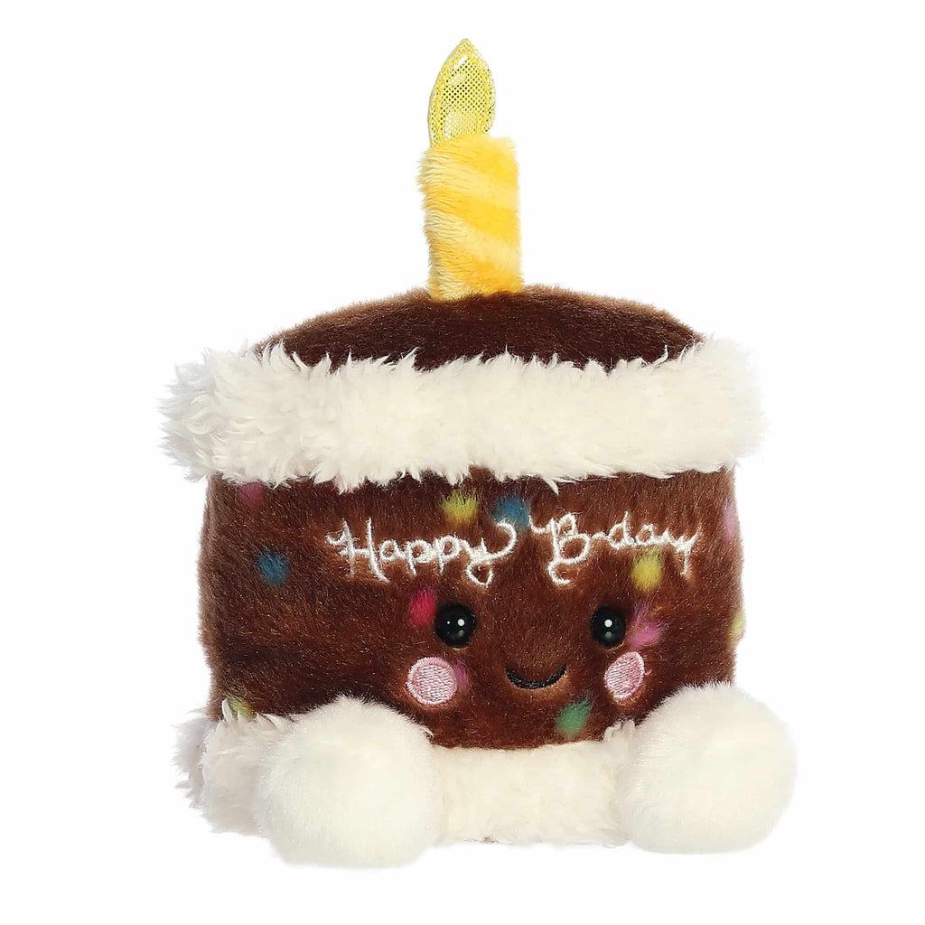 5" Plush Choco B'Day Cake Palm Pal