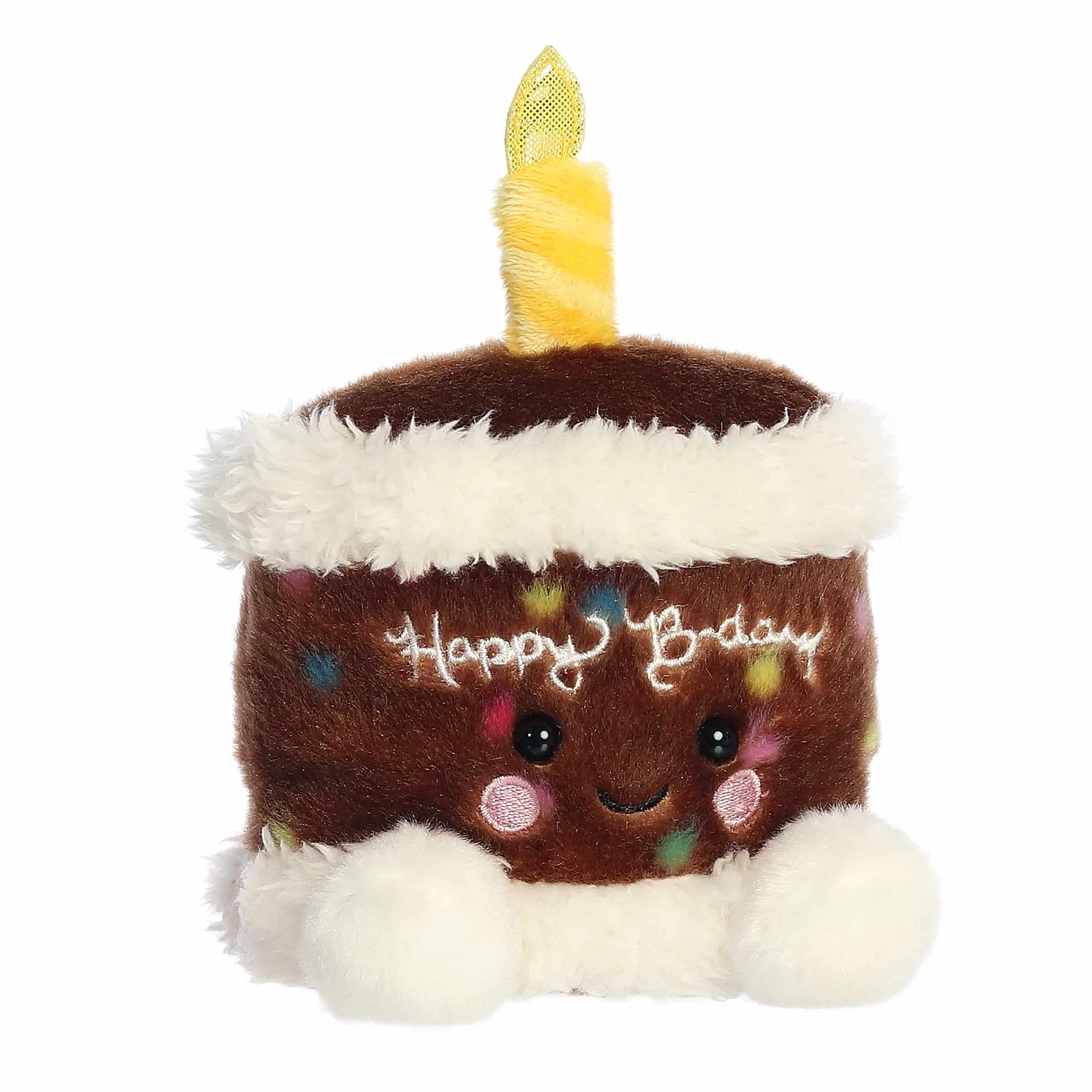 5" Plush Choco B'Day Cake Palm Pal