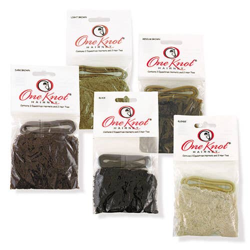 One Knot Hairnet, 2pk - Black, Order 6s