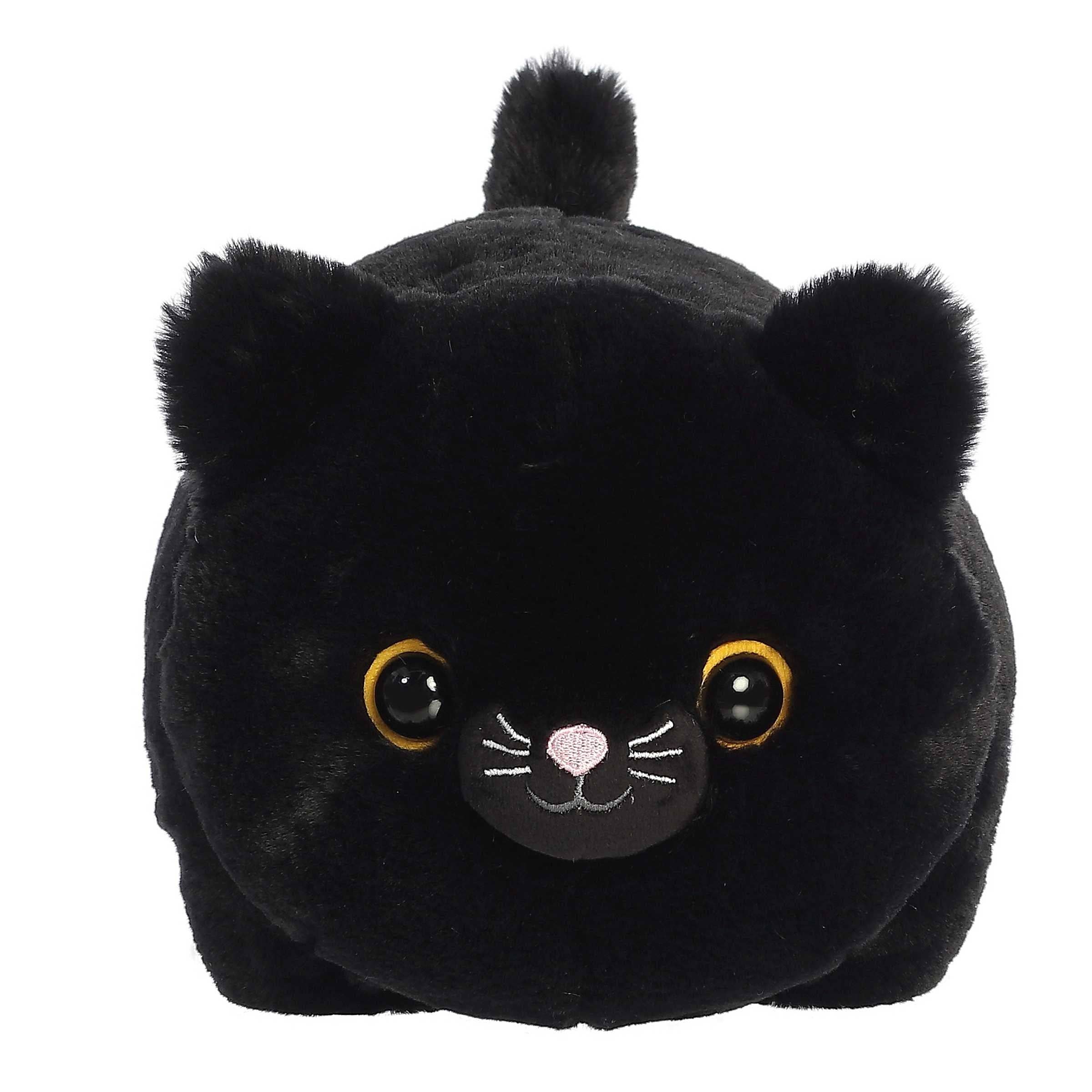10" Plush Chunky Bella Black Cat