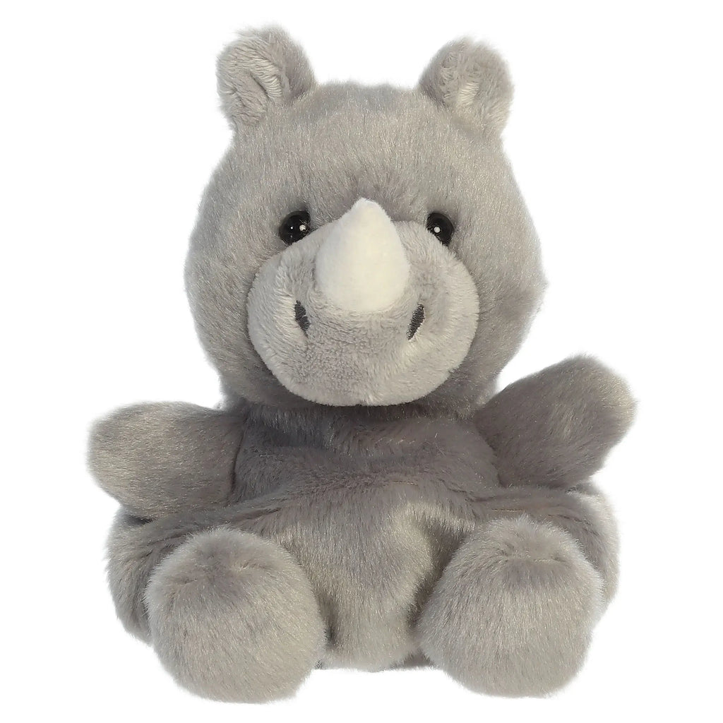 5" Plush Jambo Rhino Palm Pals