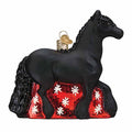 Ornament - Glass Friesian, 4.25"
