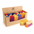 6.125" Crimped 2" Poly Brush, Soft Bristles - Display of 12