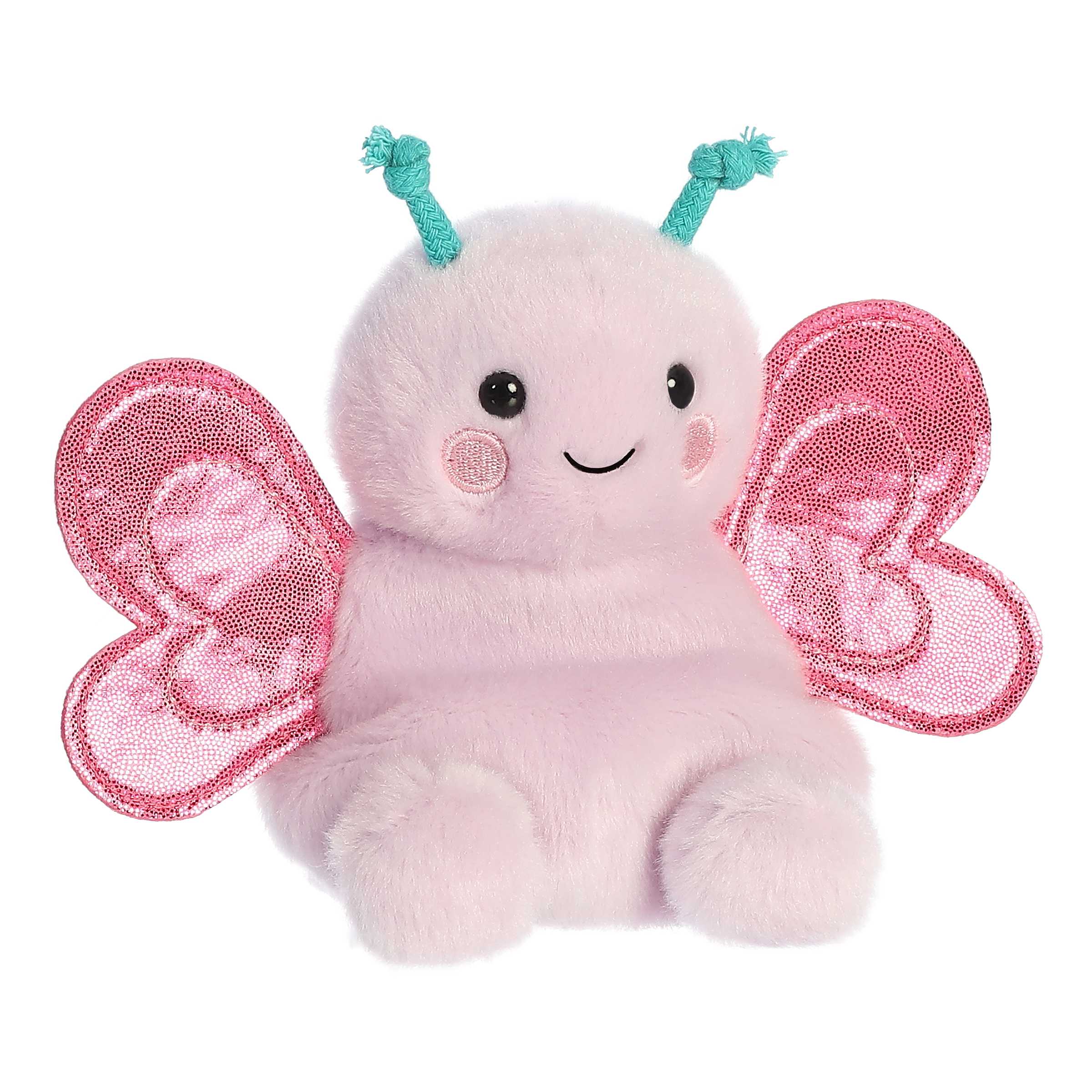 5" Plush Petunia Butterfly Palm Pal