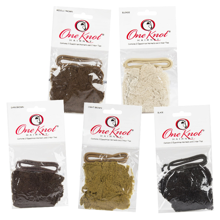One Knot Hairnet, 2pk - Black, Order 6s