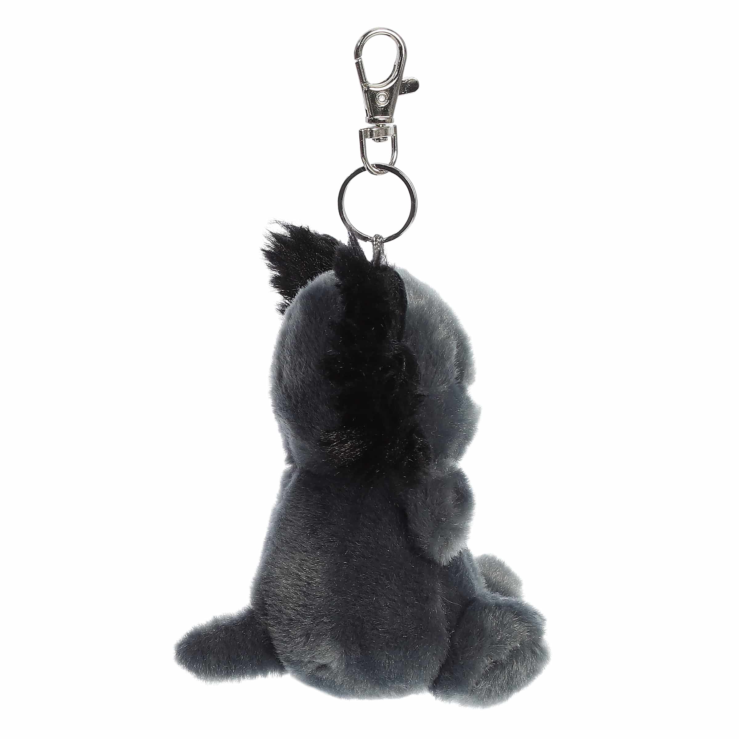 4" Plush Onyx Axolotl Palm Pals Clip-On