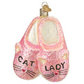 Ornament - Cat Lady Slippers, 4.25"