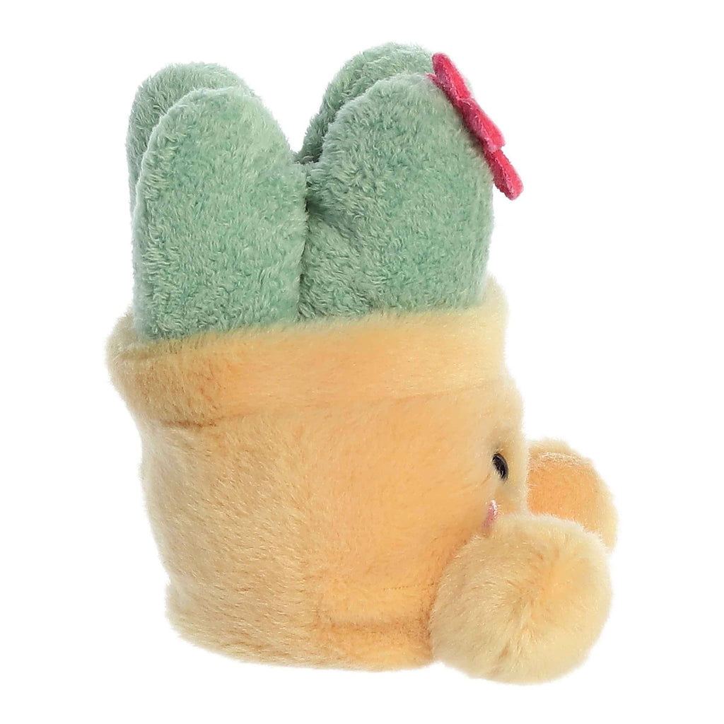 5" Plush Seyla Succulent Tan Pot Palm Pal
