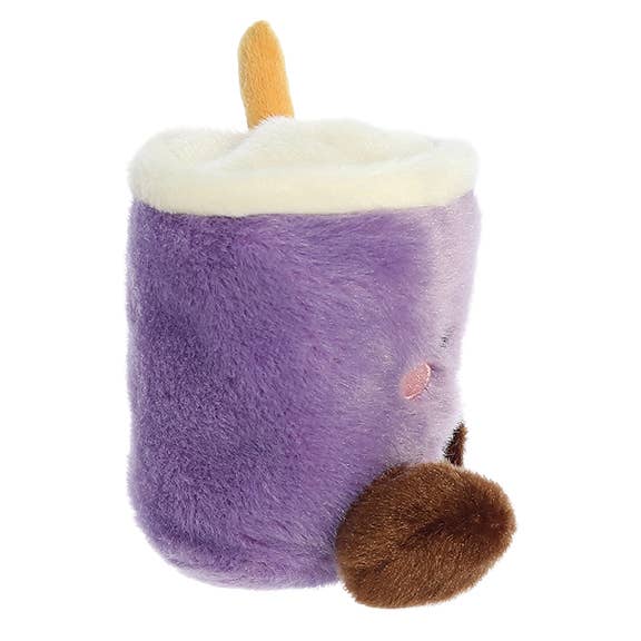 5" Plush Tart Taro Tea Boba Palm Pal
