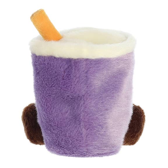 5" Plush Tart Taro Tea Boba Palm Pal
