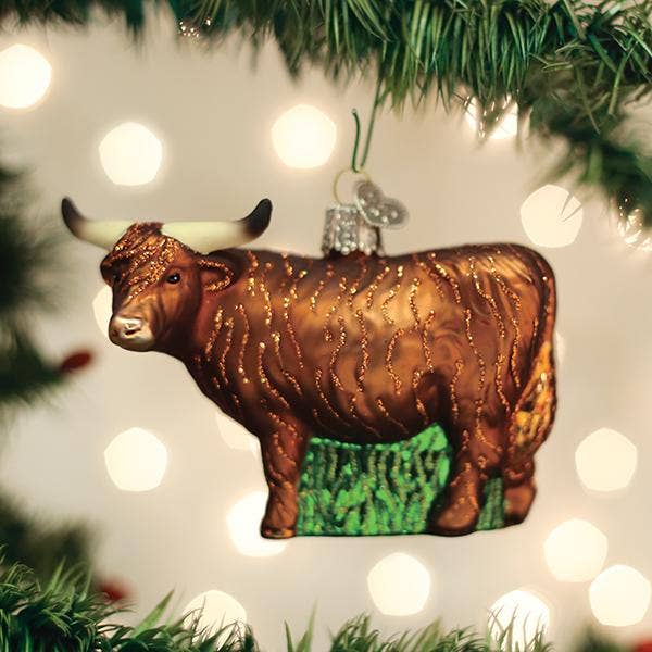 Ornament - Highland Cow Ornament 4.25"