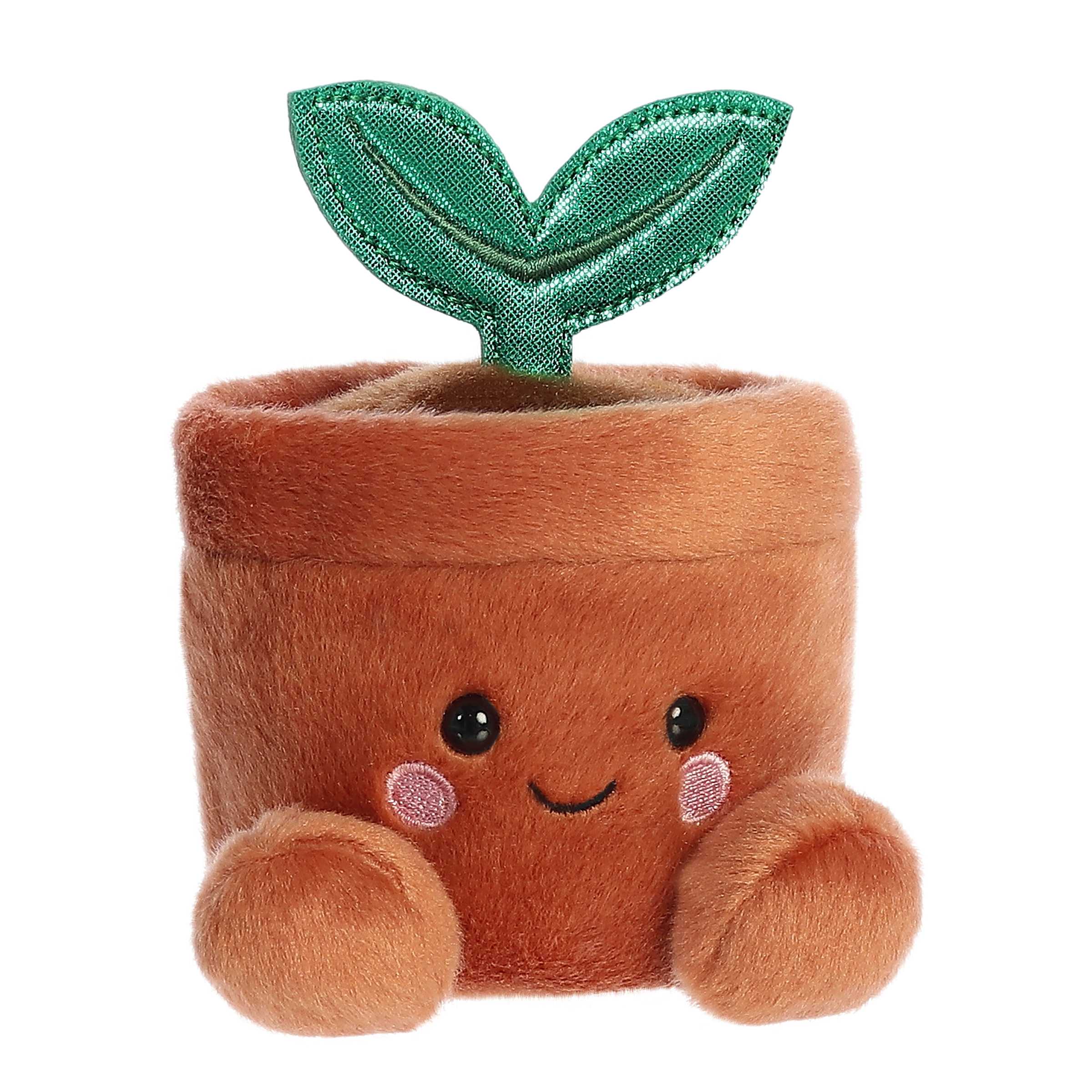 5" Plush Terra Potted Plant Palm Pal