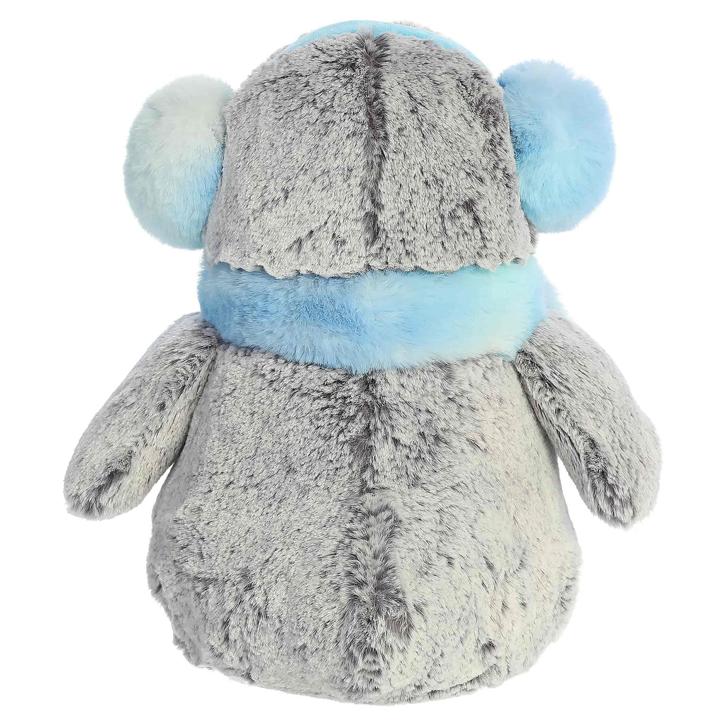 9" Plush PomPom Icy Muffs & Scarf Penguin
