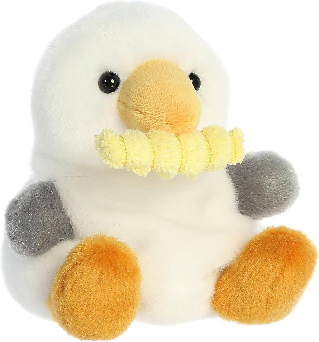 5" Plush Buoy Seagull with Fry Palm Pal