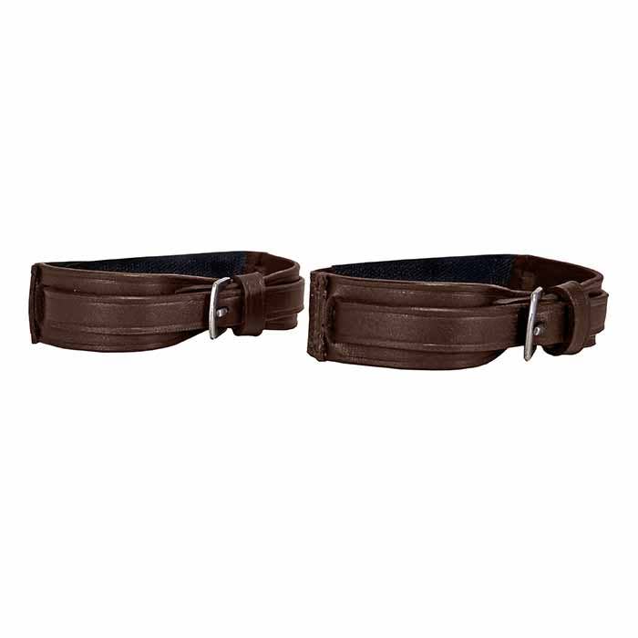 Quick Jod Garter Straps Hook & Loop - Brn, Lg