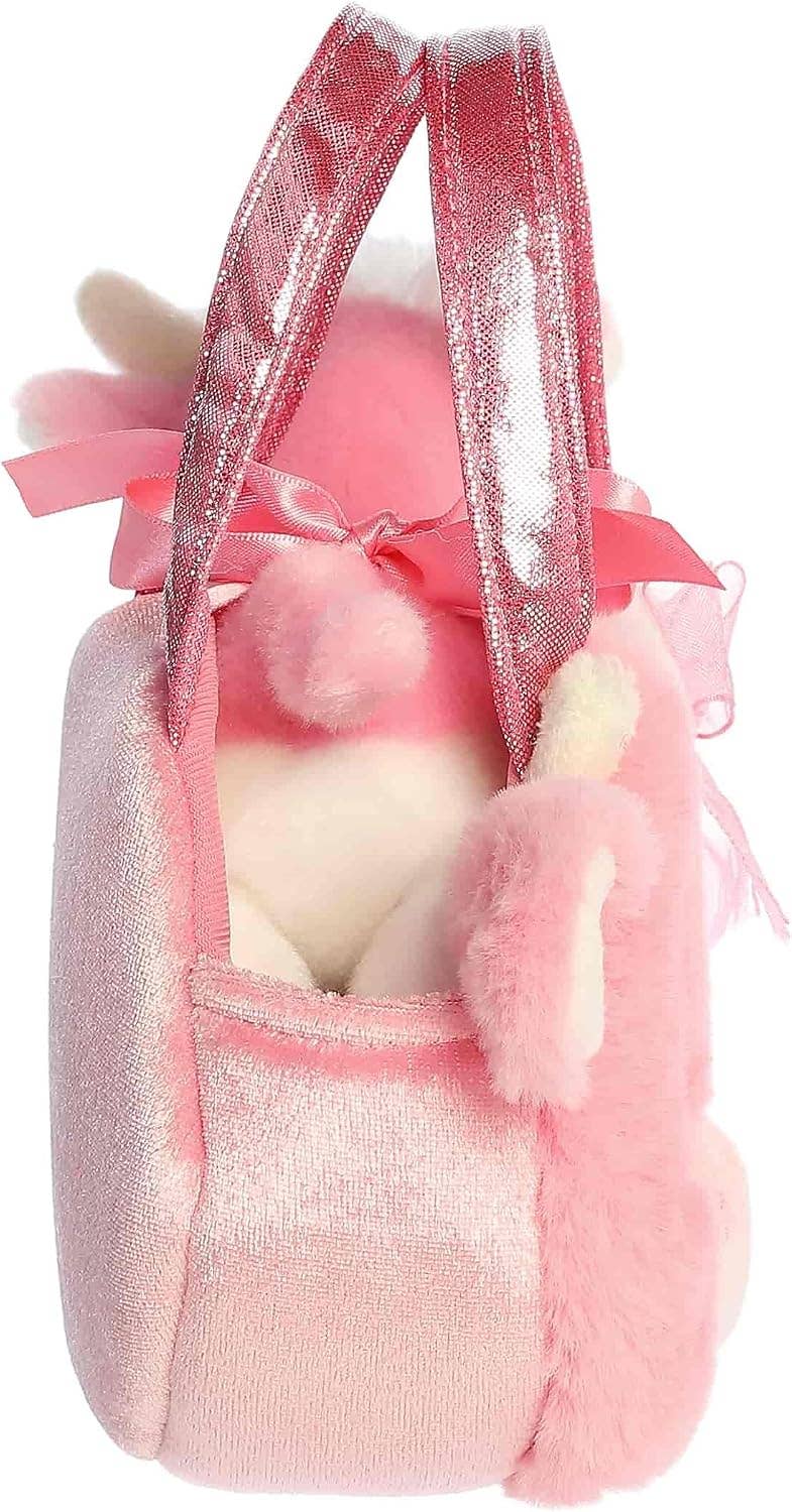 8" Plush Fuzzy Face Strawberry Cow Fancy Pals
