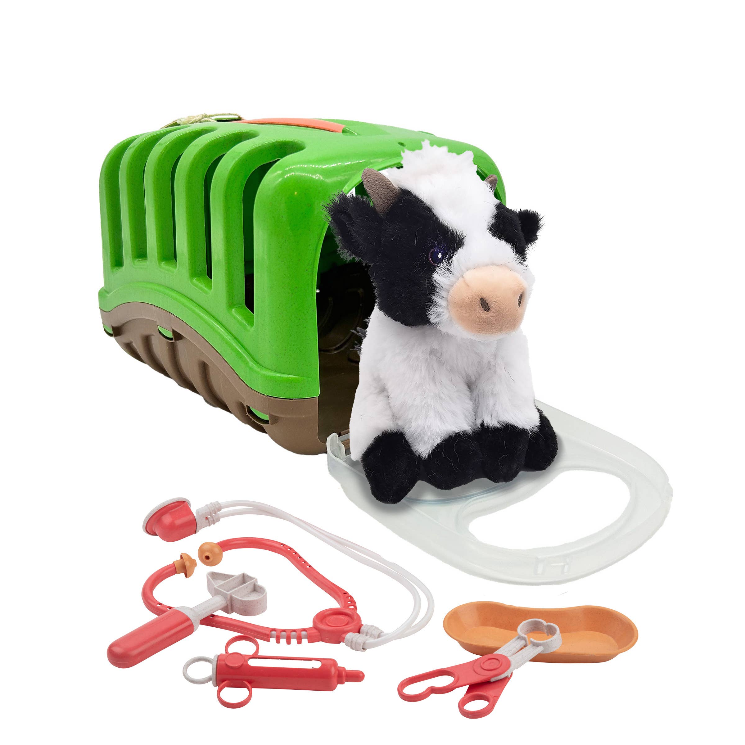 Plush Cow Veterinary Set