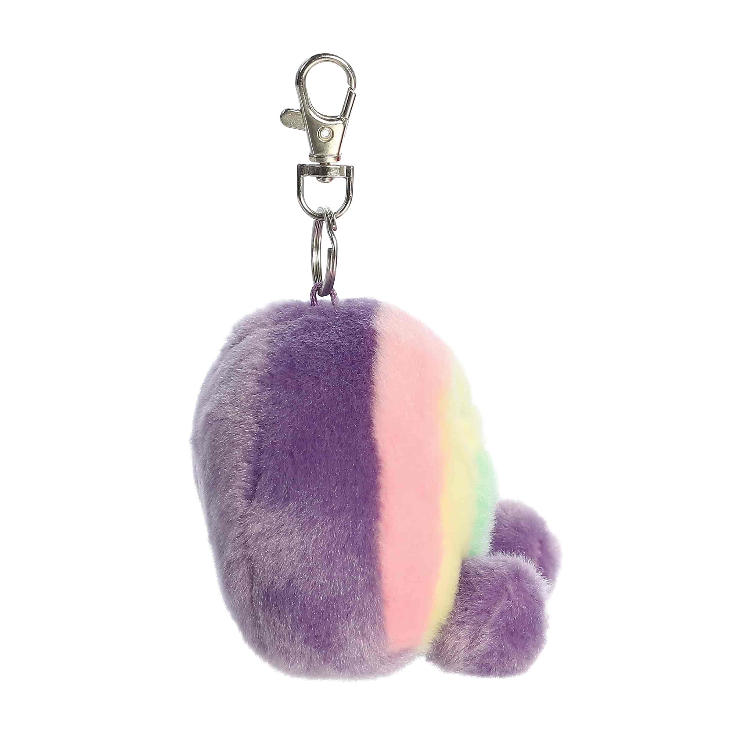 4" Plush Vivi Rainbow Palm Pals Clip-On