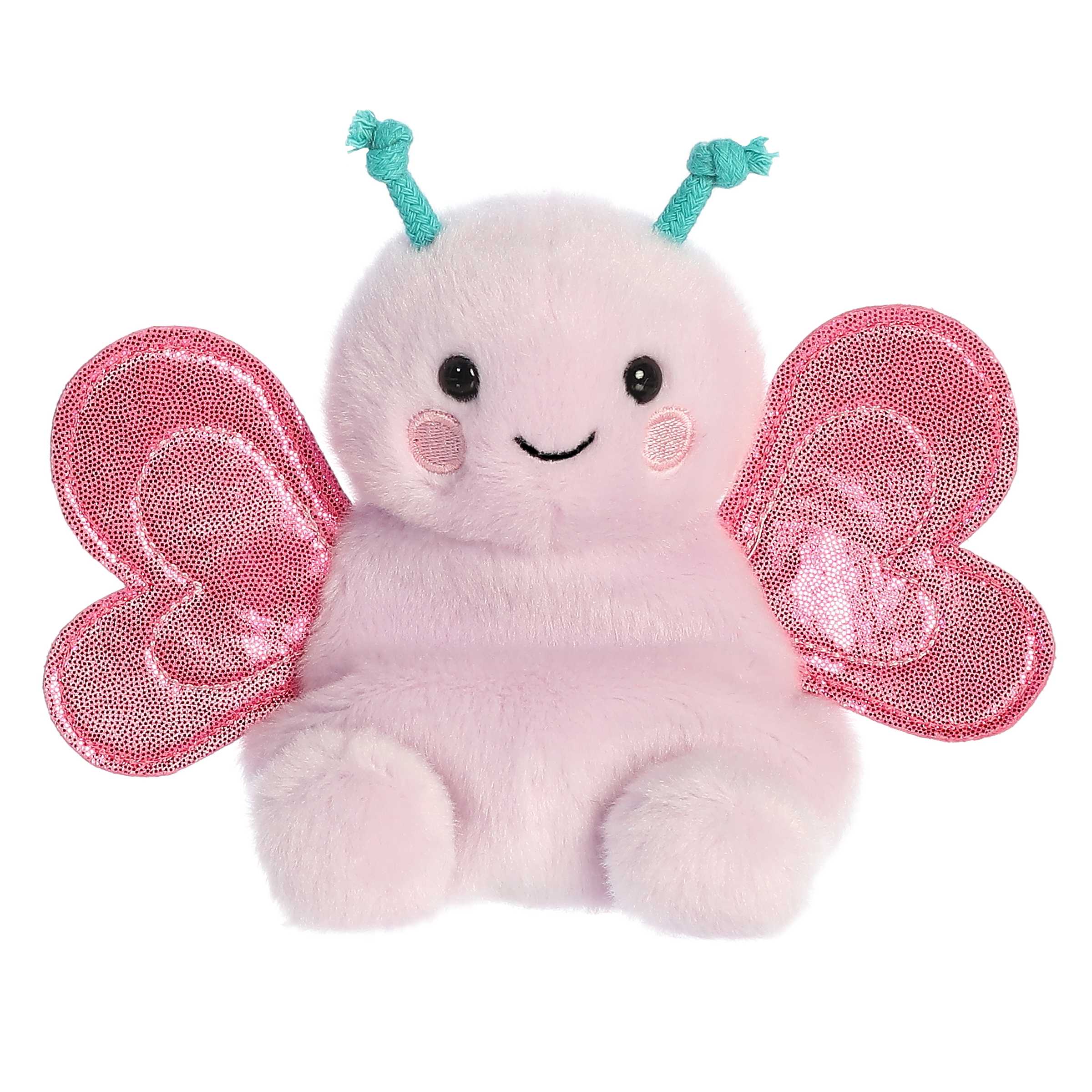5" Plush Petunia Butterfly Palm Pal