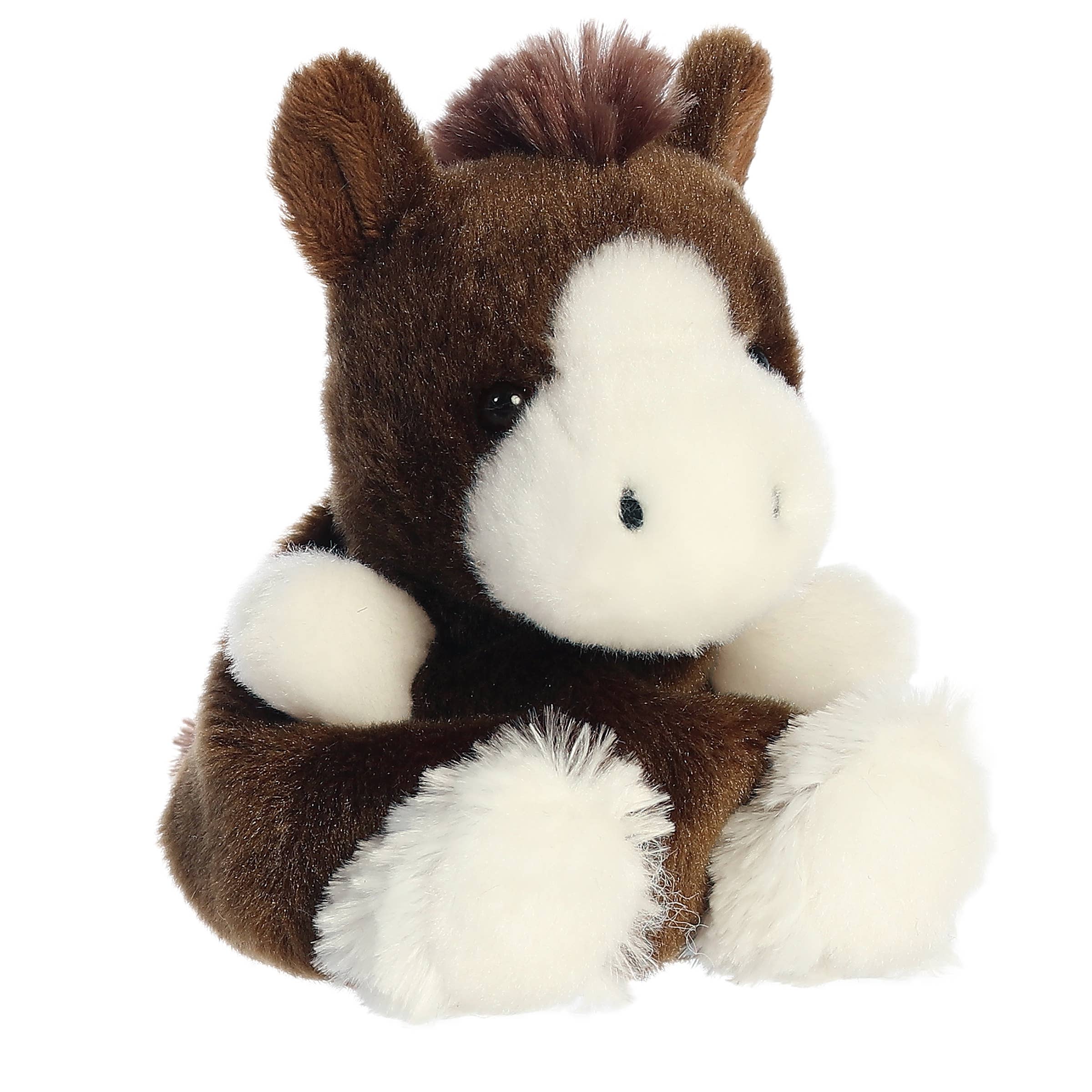 5" Plush Darius Clydesdale Horse Palm Pal