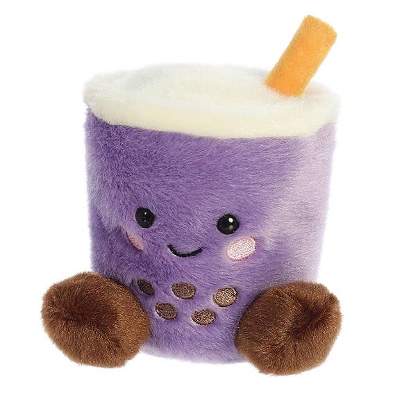 5" Plush Tart Taro Tea Boba Palm Pal