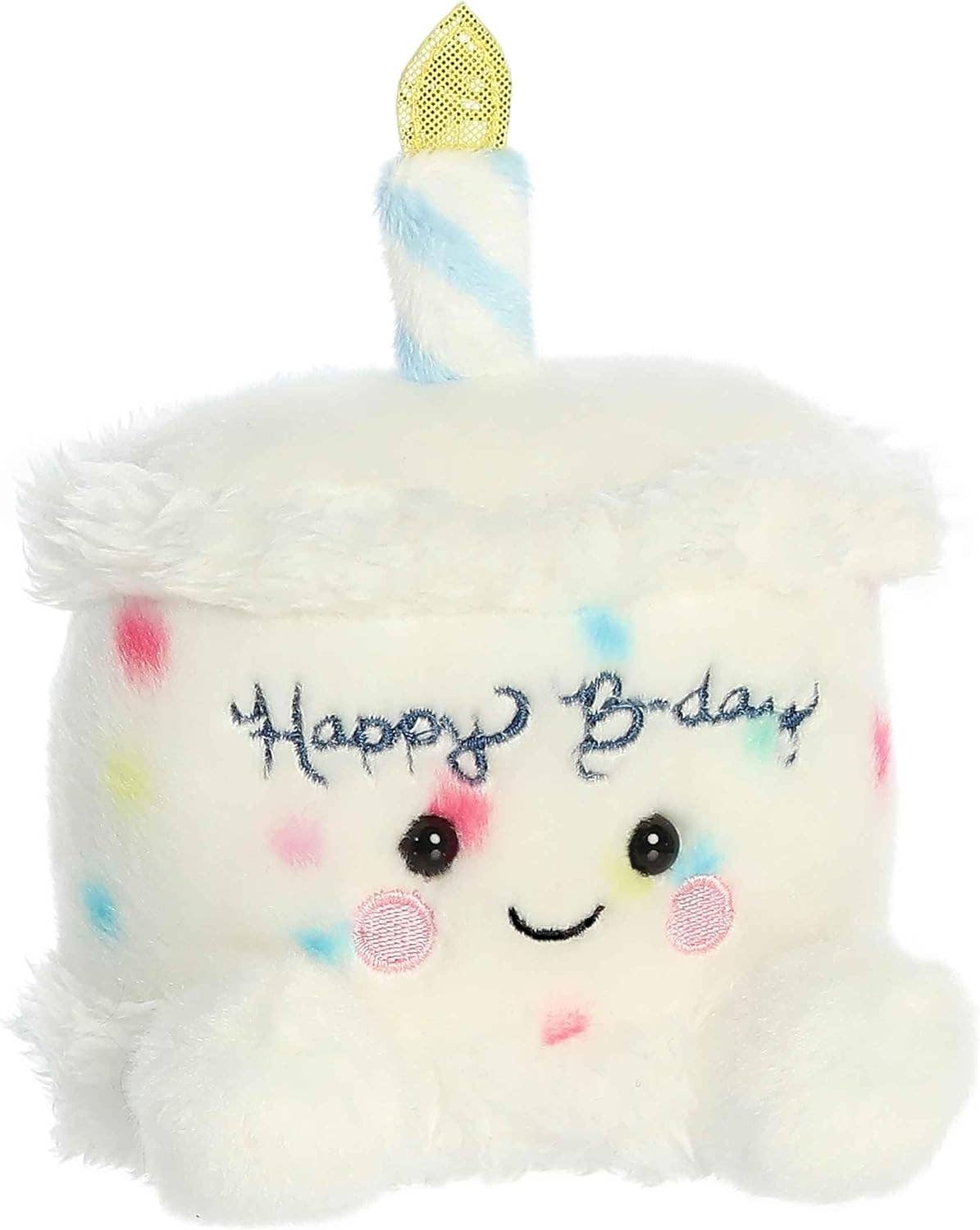 5" Plush Happy Bday Cake Palm Pal