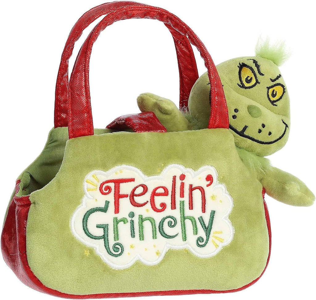 8" Plush Feeling Grinchy Plush Purse