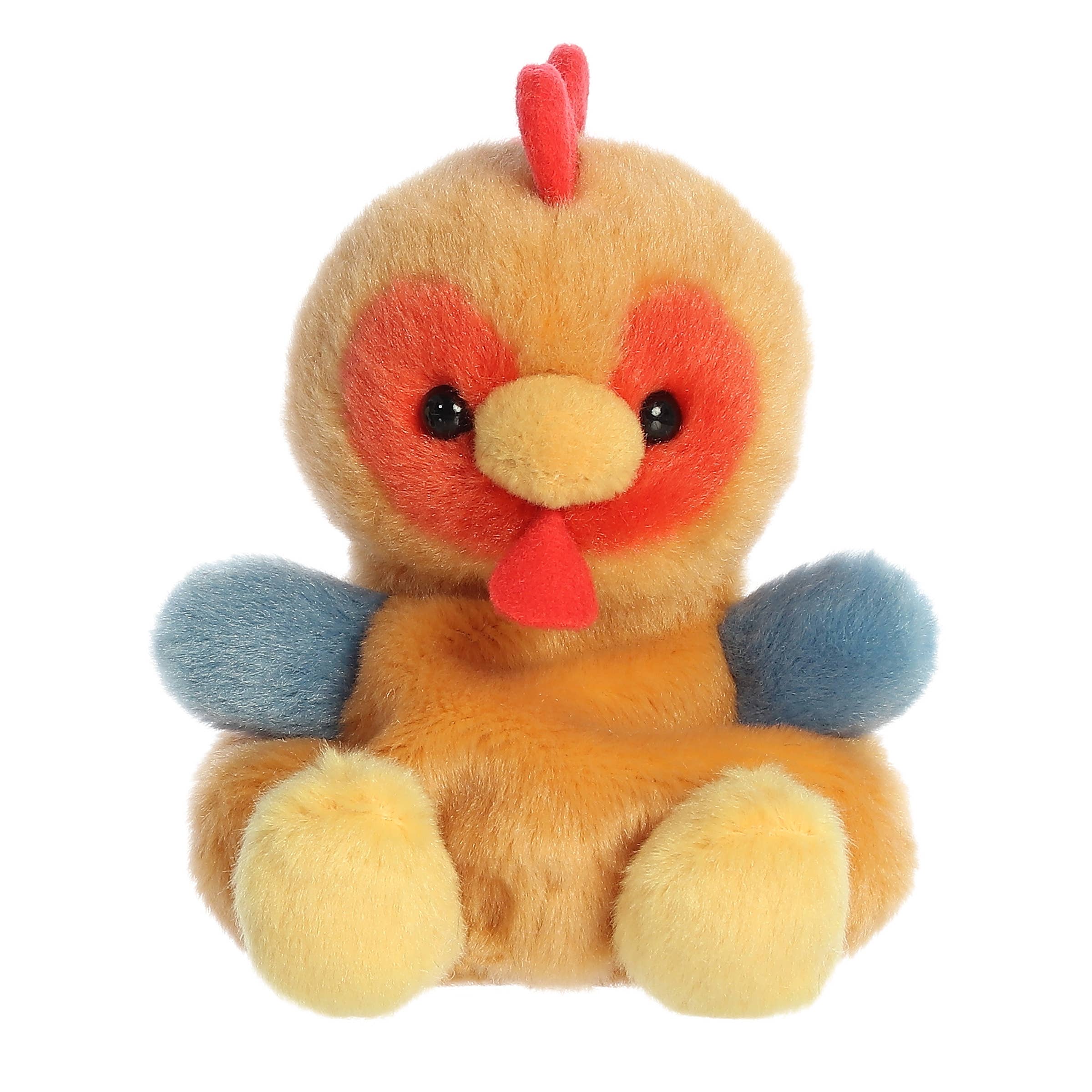 5" Plush Rocky Red Rooster Palm Pal