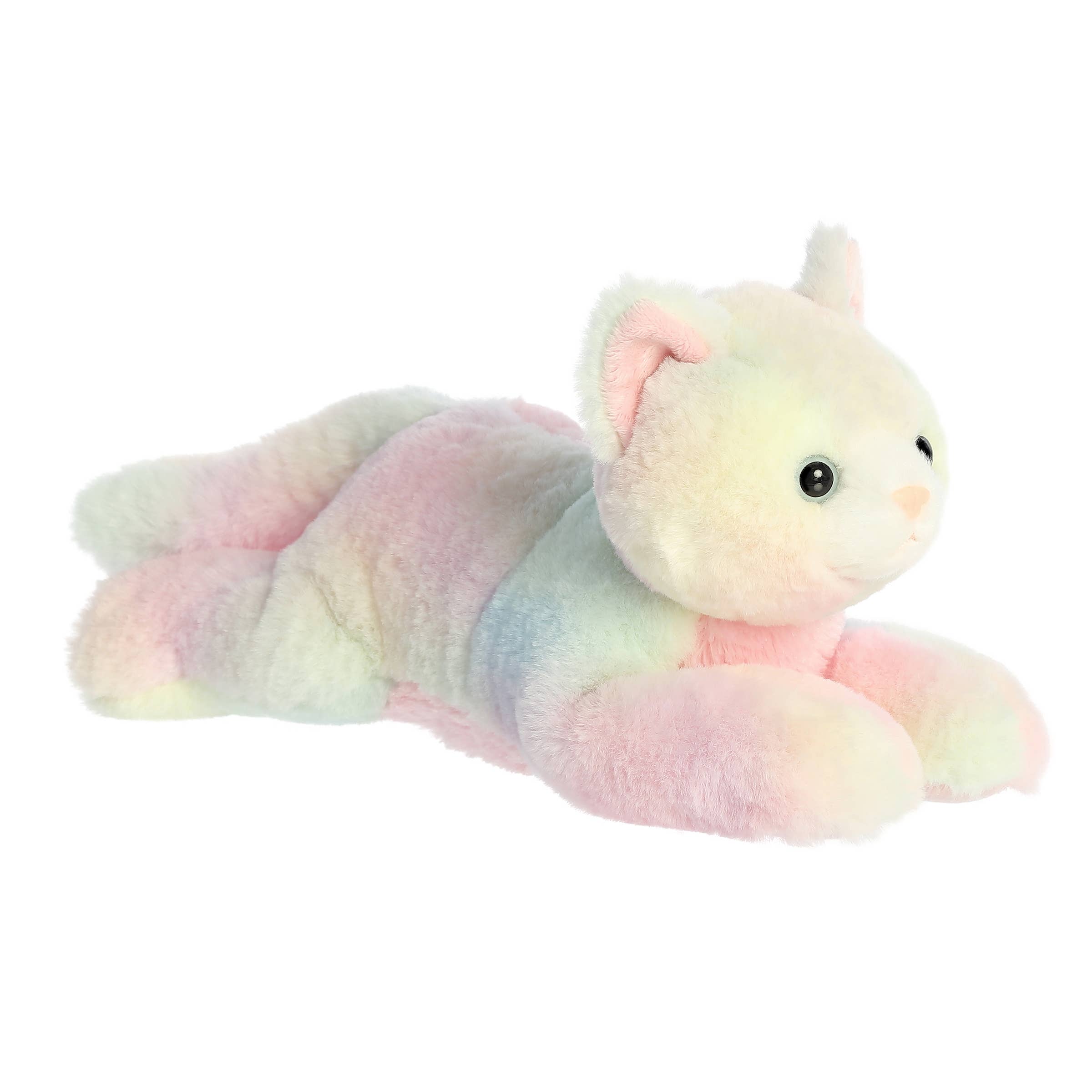 12" Plush Flopsie Calli Rainbow Kitten