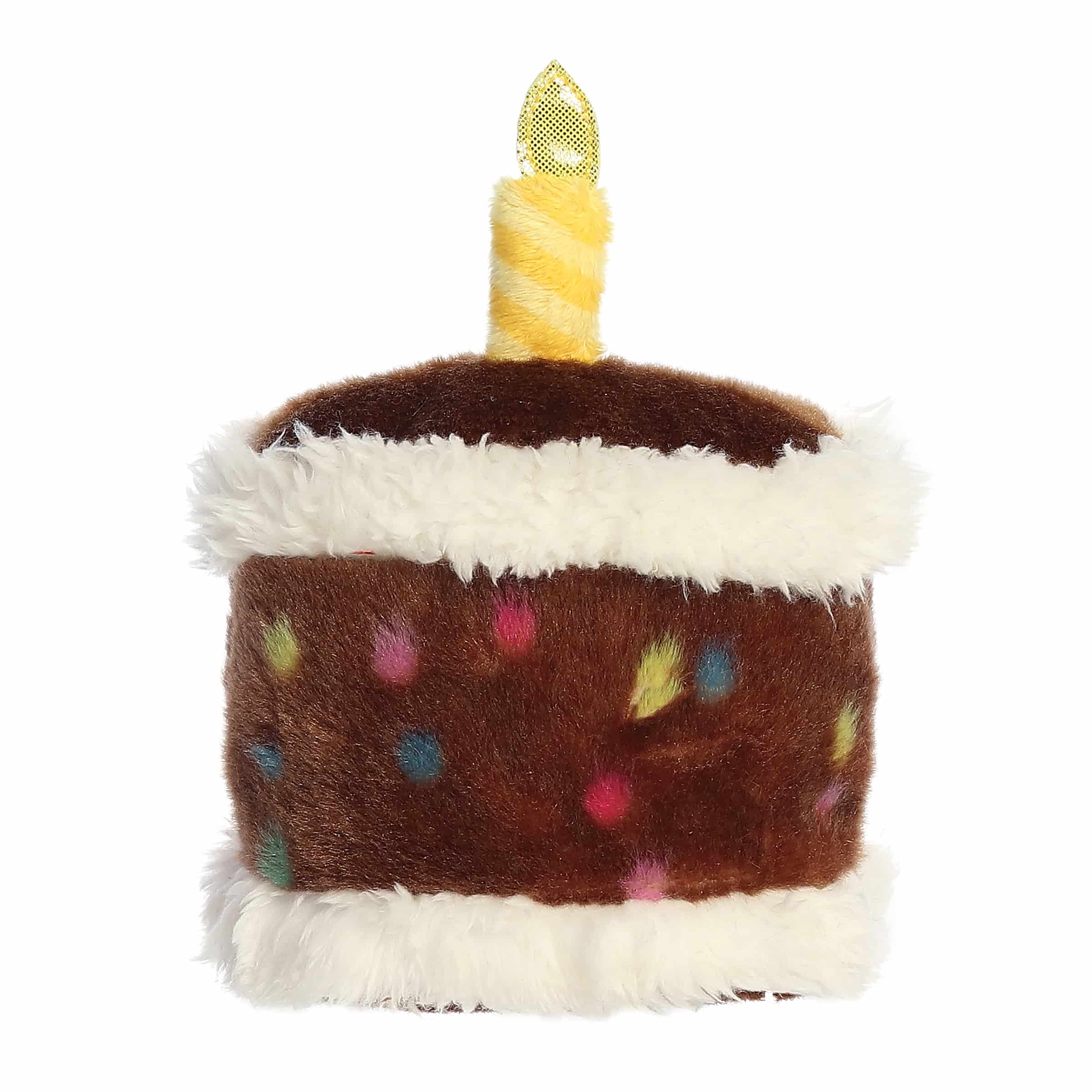 5" Plush Choco B'Day Cake Palm Pal